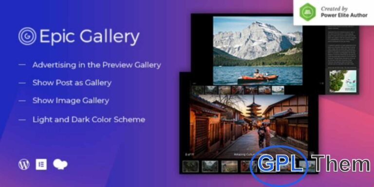 Epic Zoom Gallery WordPress Plugin & Add-Ons for Elementor & WPBakery Epic Zoom Gallery is a powerful WordPress plugin designed to enhance your website visuals with stunning zoom effects. Fully compatible with Elementor and WPBakery Page Builder, it allows you to create interactive and eye-catching image galleries without hassle.