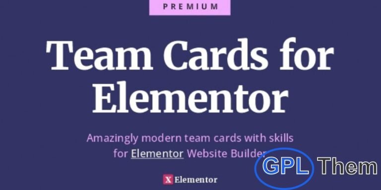 Team Cards for Elementor – Ultimate Team & Skills Widget Team Cards for Elementor is a powerful plugin that transforms the way you showcase your team members. Seamlessly integrated with Elementor, it allows you to highlight each team member’s skills, expertise, and role with stylish, interactive cards. Perfect for creating professional and engaging team showcases that enhance your website’s credibility and visual appeal.