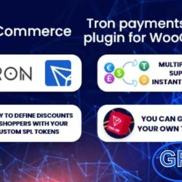 TronPay WooCommerce – Tron Crypto Payment Gateway Plugin TronPay WooCommerce makes it simple for online store owners to accept cryptocurrency payments with ease. This powerful payment gateway plugin allows customers to pay directly using their Tron wallets, ensuring fast, secure, and seamless transactions.
