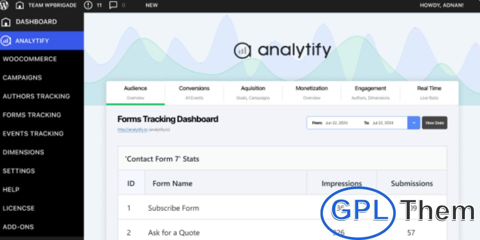 Analytify Forms Tracking Add-On Analytify Forms Tracking Add-On – Track Conversions with Ease The Analytify Forms Tracking Add-On helps you monitor form interactions and conversion points on your WordPress website effortlessly. Designed for business owners and non-technical users, this powerful tool eliminates the need for coding or advanced analytics expertise.