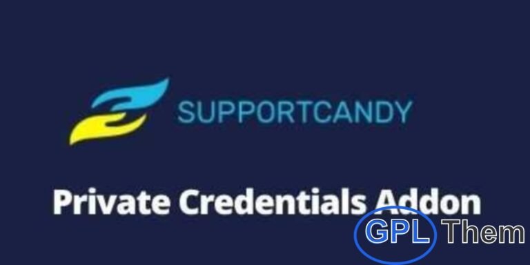 SupportCandy – Private Credentials Add-on The SupportCandy Private Credentials Add-on provides a secure way to collect sensitive information like website logins, FTP details, and user credentials directly within support tickets. Instead of sharing data in plain text—which can be risky—this add-on encrypts and protects all submitted credentials, ensuring they remain safe from unauthorized access.