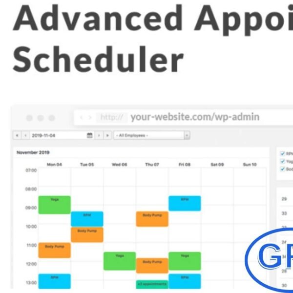 Vik Appointments Pro – Advanced Appointment Scheduling for WordPress Vik Appointments Pro is a versatile WordPress plugin designed to help businesses efficiently schedule appointments. Easily manage calendars, staff members, and services while providing clients with a seamless booking experience.