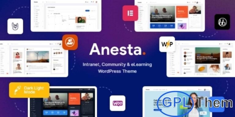 Anesta – Intranet, Extranet & Community WordPress Theme Anesta is a modern and professional WordPress theme designed for intranet, extranet, and online communities. Built with a strong focus on performance and usability, it enhances internal communication and collaboration within companies, agencies, and organizations.