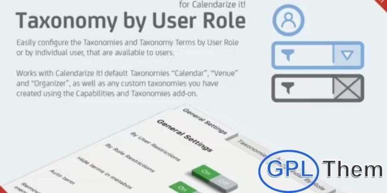 Taxonomy by User Role – Calendarize it! Add-on The Taxonomy by User Role add-on for Calendarize it! lets you control which taxonomies and taxonomy terms are accessible to users based on their role or individual profile. This powerful feature ensures that content organization and access are tailored to specific user types, enhancing site management, improving workflow, and providing a personalized experience for each user.