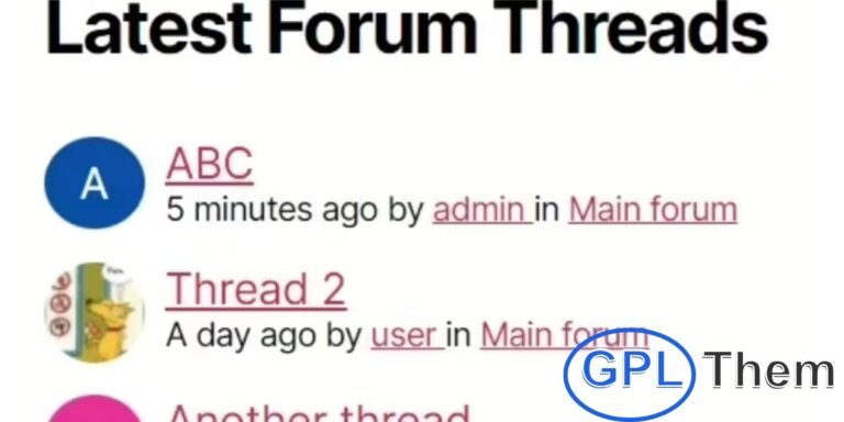 Latest XenForo Threads Widget for WordPress The Latest XenForo Threads Widget plugin lets you display the newest XenForo forum threads directly on your WordPress site. Using the XenForo API, it can fetch threads even from forums hosted on different servers. Powered by AJAX, the widget loads content seamlessly without affecting your page performance.