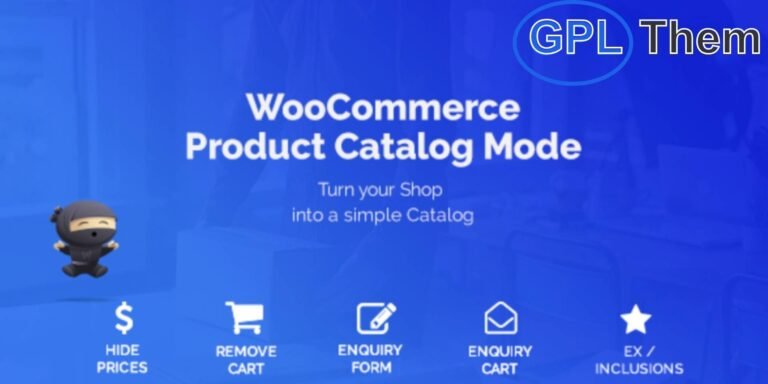 WooCommerce Product Catalog Mode WooCommerce Product Catalog Mode is the perfect solution for turning your online store into a clean product showcase. This powerful plugin lets you hide prices, disable the Add to Cart button, or replace it with a customizable inquiry form, giving you full control over how products are displayed.
