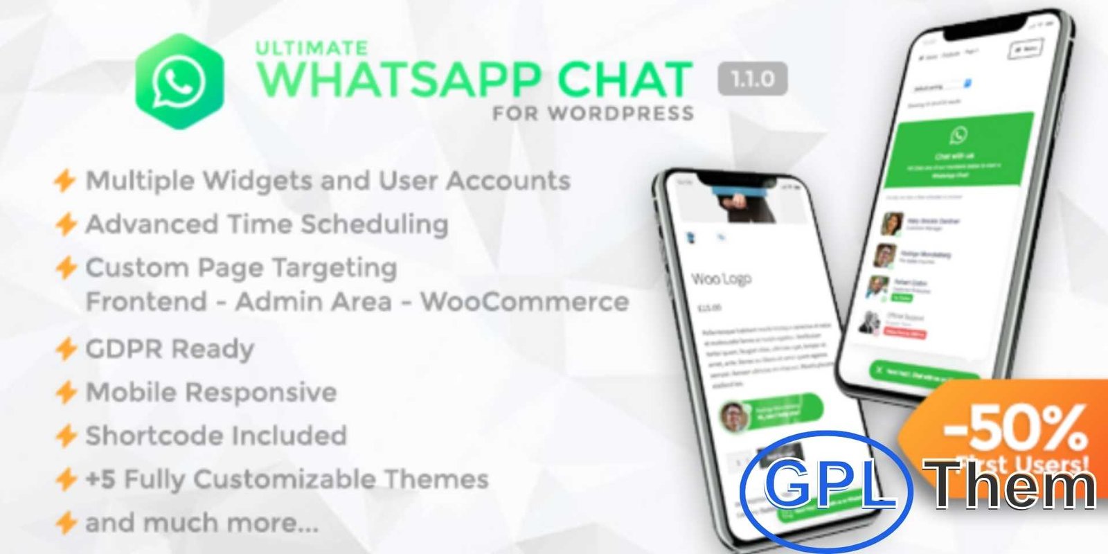 Ultimate WhatsApp Chat Support for WordPress Ultimate WhatsApp Chat Support for WordPress Ultimate WhatsApp Chat Support for WordPress is the all-in-one solution to connect your business with customers instantly. This powerful plugin makes it simple to integrate WhatsApp chat directly into your website, offering visitors a fast and convenient way to reach you.
