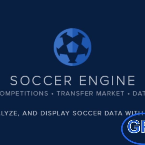 Soccer Engine – WordPress Plugin Soccer Engine is a comprehensive WordPress plugin that lets you store, analyze, and display soccer data on your website. With 40 menus, 143 configuration options, and 33 Gutenberg blocks, it provides full control over every aspect of your favorite sport.