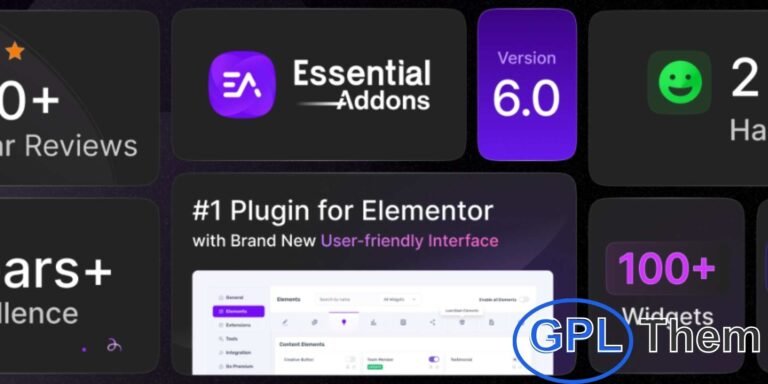 Essential Addons Pro for Elementor – The Ultimate Elements Library Essential Addons Pro for Elementor is one of the most popular and powerful widget libraries designed to extend the functionality of Elementor. Packed with advanced features, including compatibility with Elementor 2.0 Dynamic Fields, it gives you full flexibility to design stunning websites with ease.