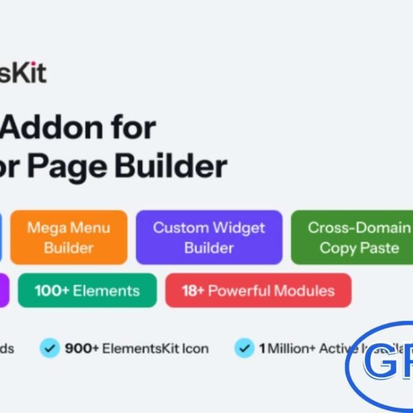ElementsKit Pro – Ultimate Addons for Elementor Page Builder ElementsKit Pro is a powerful WordPress plugin that brings all the essential addons and advanced features for Elementor into one complete solution.