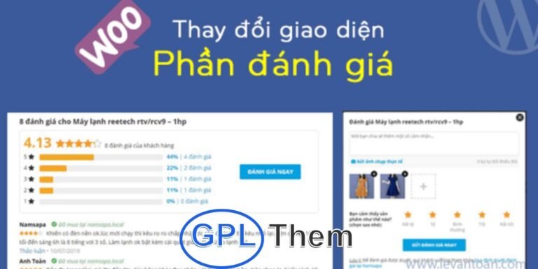 DevVN WooCommerce Reviews – Enhanced Review & Discussion Features DevVN WooCommerce Reviews enhances the default WooCommerce review system by giving it a fresh, customizable look and adding a discussion section. With an easy installation and user-friendly interface, this plugin allows you to schedule reviews when importing via CSV, enable guest photo uploads, and display review statistics beautifully.