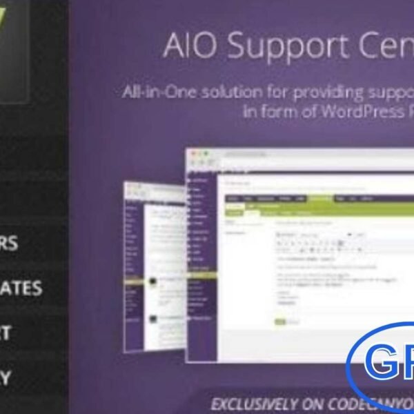 AIO Support Center – WordPress Ticketing System Plugin The AIO Support Center plugin is a powerful yet user-friendly WordPress ticketing system designed to streamline customer support. It allows you to manage inquiries, track tickets, and deliver professional support directly from your WordPress dashboard.