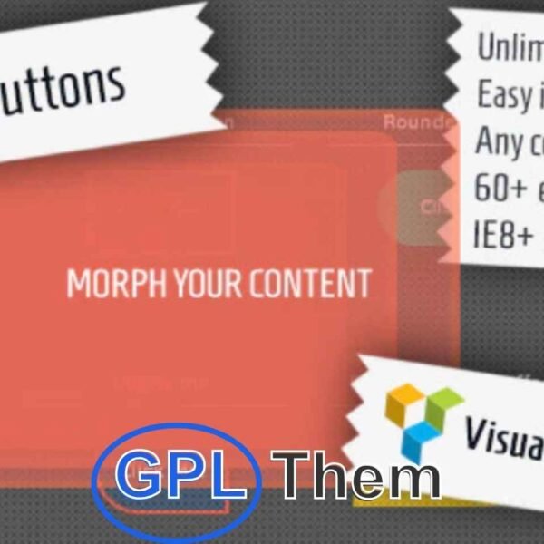 Morphy Buttons – Visual Composer Addon Morphy Buttons is a premium Visual Composer addon built on a powerful jQuery library, designed to display additional content, images, or videos in a modern and user-friendly way. Instead of redirecting visitors to another page, this addon reveals hidden content directly on the same page with smooth animations.