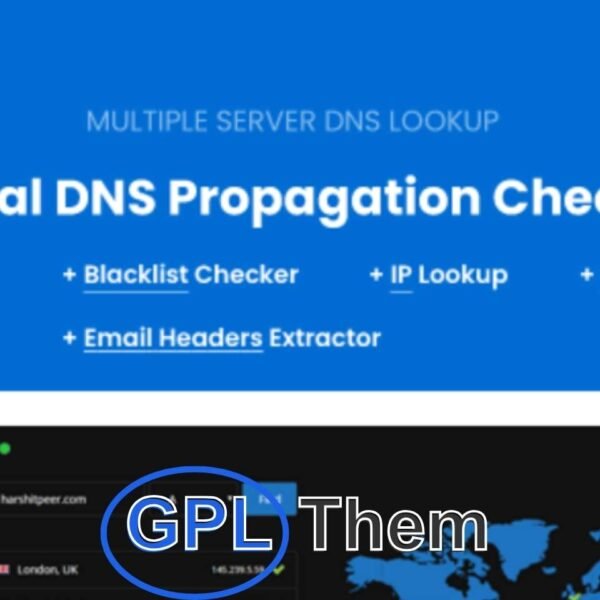 Global DNS – WordPress Plugin Global DNS is a powerful WordPress plugin that lets you instantly check DNS records across multiple servers worldwide. It provides real-time insights to help users and site owners verify which server a website is pointing to.