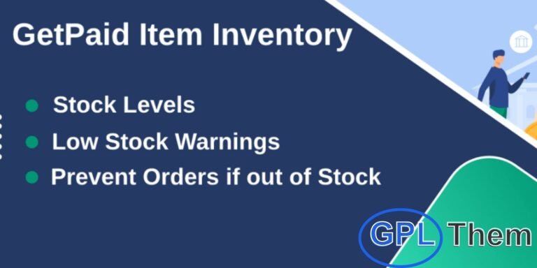 GetPaid – Item Inventory Add-on The GetPaid Item Inventory Add-on lets you manage stock levels for individual products with ease. Set notifications for low or out-of-stock items, and automatically send email alerts to stay informed. You can display items as “out of stock” or enable back-ordering, ensuring seamless inventory management while keeping your customers updated and your store running smoothly.