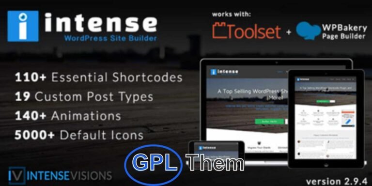 Intense – Shortcodes and Site Builder for WordPress Intense is a powerful WordPress plugin that combines 110+ shortcodes and 19 custom post types, giving you everything you need to build professional websites with ease. From FAQs, portfolios, and projects to news, coupons, and templates, Intense helps you create dynamic content quickly.