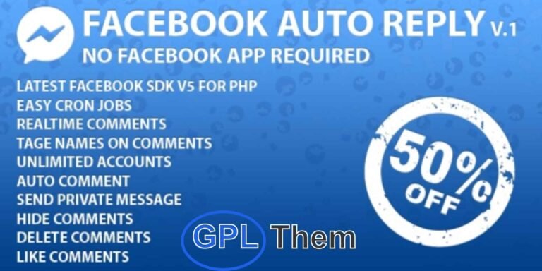Facebook Messenger Auto-Reply Facebook Messenger Auto-Reply is a smart tool that helps businesses engage with customers instantly and build stronger relationships. By sending automated replies, you ensure that users feel acknowledged, increasing trust and credibility for your brand.