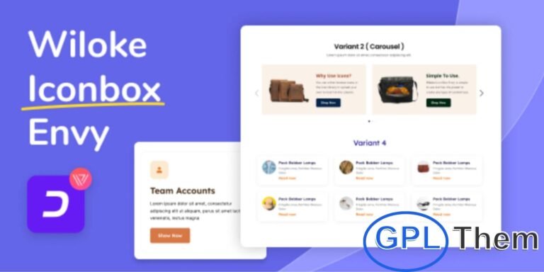 Wiloke Icon Box Envy – Elementor Add-on Wiloke Icon Box Envy for Elementor provides a wide range of column styles and customizable settings, making it easy to create visually appealing content. Choose from carousel, list, tabs, or full-screen layouts, and add as many columns as needed without limitations.