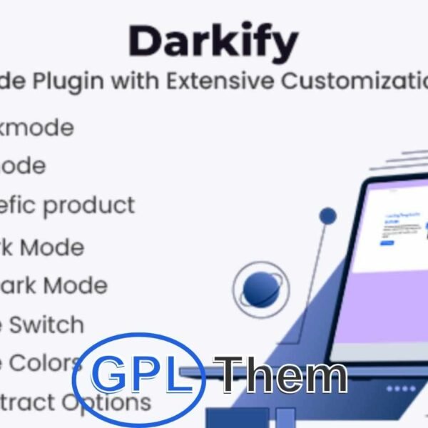 Darkify – WordPress Dark Mode Plugin Darkify is a powerful WordPress dark mode plugin that lets you instantly add a modern dark mode switcher to both the frontend and admin dashboard of your website. Fully customizable, it ensures every element of your site adapts perfectly in light or dark mode.