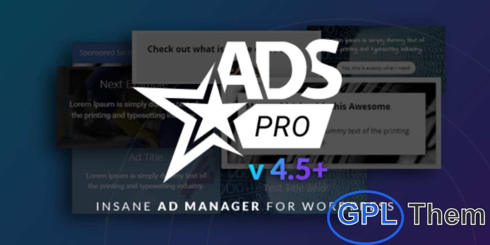 Ads Ninja PRO Ads Ninja PRO – Smart Ads Plugin for WordPress Ads Ninja PRO turns your WordPress blog into a revenue-generating platform with smart, native-style ads. Easily create and display ads that blend seamlessly with your content, boosting engagement and monetization.