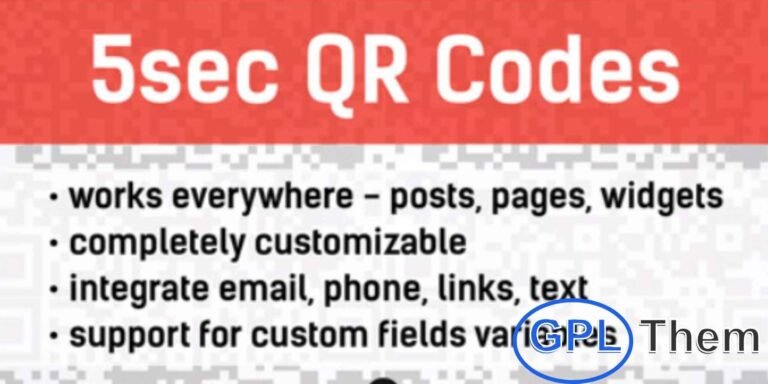 5sec QR Codes – WordPress Plugin 5sec QR Codes is the fastest and simplest way to add QR codes to your WordPress site. With zero setup required, you can instantly generate QR codes using a simple shortcode: [qrcode]Your Text Here[/qrcode].