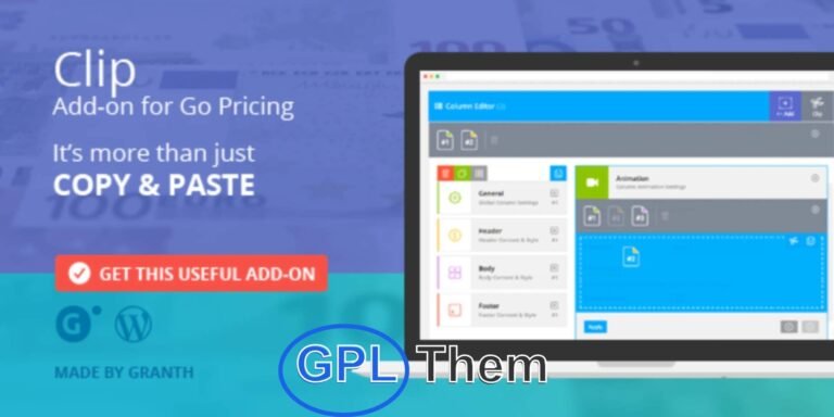 Clip – Add-on for Go Pricing Clip is a powerful add-on for the Go Pricing plugin that makes creating pricing tables faster and more efficient. With this tool, you can easily copy a row or an entire column’s content to the clipboard with just one click. Using the drag-and-drop feature, you can quickly reload and organize your pricing table elements without extra effort.
