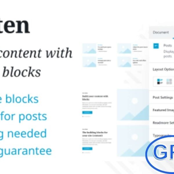 ZeGuten v1.1.6 – WordPress Plugin