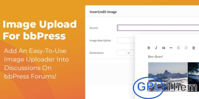 AGS Image Upload for bbPress Pro – WordPress Plugin by WP Zone AGS Image Upload for bbPress Pro is a powerful WordPress plugin that lets your forum users add images directly to their topics and replies. With a simple drag-and-drop uploader, sharing visual content has never been easier.