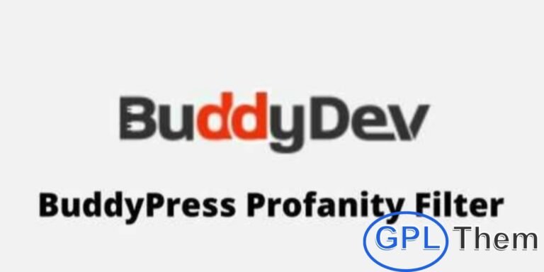 BuddyPress Profanity Filter – WordPress Plugin BuddyPress Profanity Filter is a WordPress plugin designed to keep your BuddyPress community safe and family-friendly. It allows you to automatically filter, block, or replace unwanted words in user posts, comments, and messages.