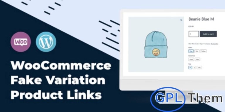 MT WooCommerce Fake Variation Links – WordPress Plugin MT WooCommerce Fake Variation Links by ModelTheme enhances standard WooCommerce product variations by allowing you to create custom attributes and values, known as “fake variations” or product links.