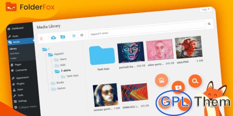 Folder Fox – Media Folders and Search for WordPress Folder Fox is a powerful WordPress plugin that helps you organize and manage all your media files, including images, videos, audio, PDFs, and documents like TXT and DOCX.