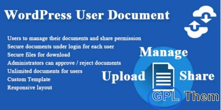 WordPress User Document – Easy Document Management Plugin The WordPress User Document plugin offers a complete solution for managing user-submitted documents on your site. It allows admins to effortlessly create, edit, approve, reject, or delete documents directly from the WordPress dashboard.
