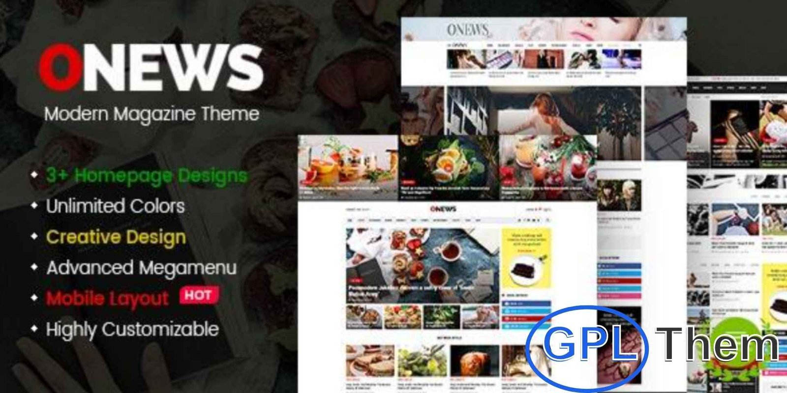 ONews – Modern Newspaper & Magazine Theme WordPress (Mobile Layout Ready) ONews – Modern Newspaper & Magazine WordPress Theme ONews is a modern, responsive, and fully customizable WordPress theme designed for news, magazine, newspaper, and editorial websites. With its clean layout and mobile-ready design, it ensures a seamless reading experience across all devices.