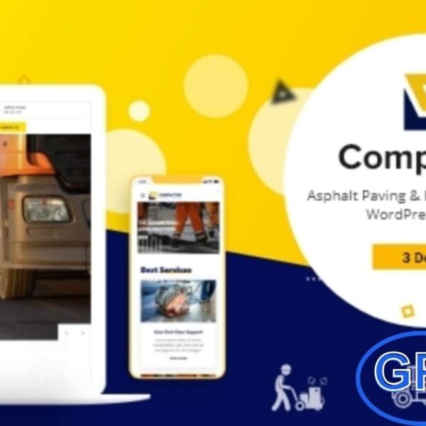 Compactor – Road Construction & Asphalt Paving WordPress Theme Compactor is a versatile and powerful WordPress theme designed for asphalt paving, road construction, and related services. Ideal for construction companies, paving contractors, and roadwork businesses, this theme helps showcase your services professionally.