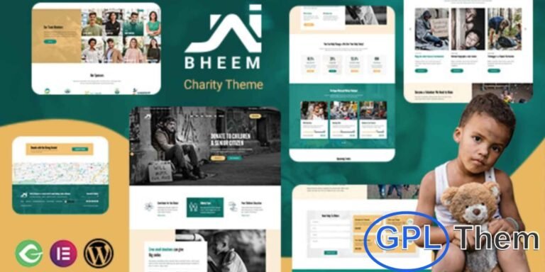 JaiBheem – NonProfit & Charity WordPress Theme JaiBheem is a versatile WordPress theme designed for charity, nonprofit, and fundraising organizations.