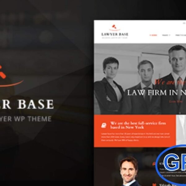 Lawyer Base – Attorney & Law Firm WordPress Theme Lawyer Base is a professional and responsive WordPress theme crafted for law firms, attorneys, legal advisers, barristers, solicitors, advocates, and consultancy businesses. It also works perfectly for general corporate websites.