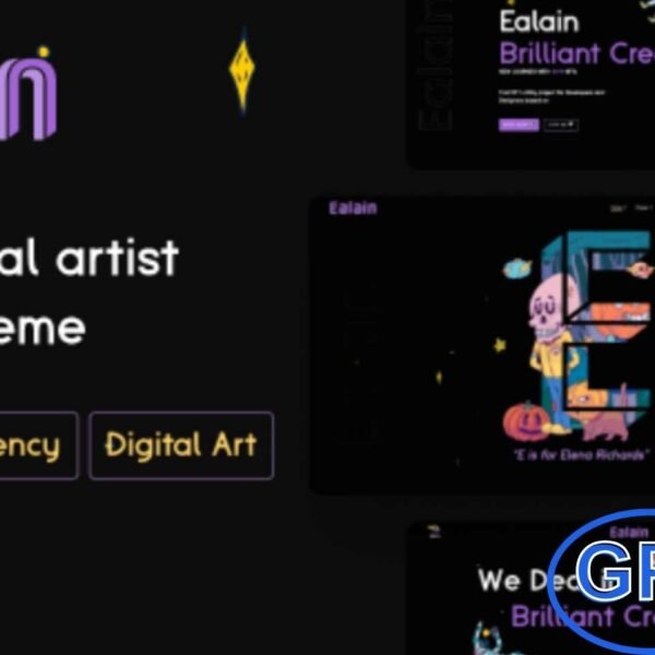 Ealain – Digital Artist & Creative Portfolio WordPress Theme + Figma Ealain is a premium WordPress theme designed for creative professionals and digital artists. Featuring a bold design and unique layout, it helps you make a strong online impression while showcasing your portfolio in the most compelling way.
