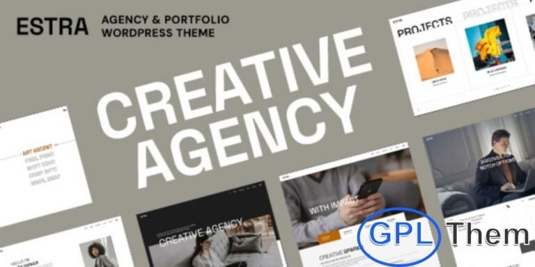 Estra – Creative Agency & Portfolio WordPress Theme Estra is a premium WordPress theme designed for creative agencies, corporate businesses, and portfolio websites. Fully responsive and retina-ready, it ensures your site looks stunning on all devices.