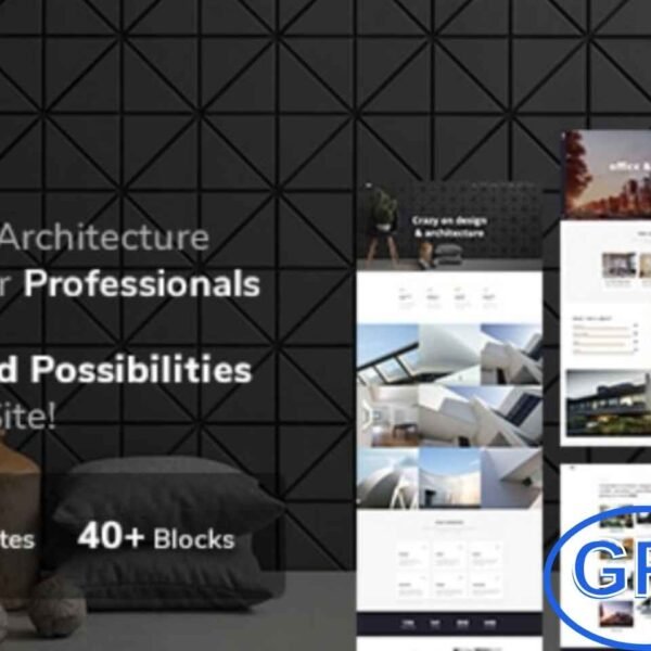 Tur Architecture – WordPress Theme Tur Architecture is a modern and stylish WordPress theme designed for architects, interior designers, and creative studios. With its clean and minimal layout, it provides the perfect platform to showcase your architectural projects, interior design works, or renovation portfolios.
