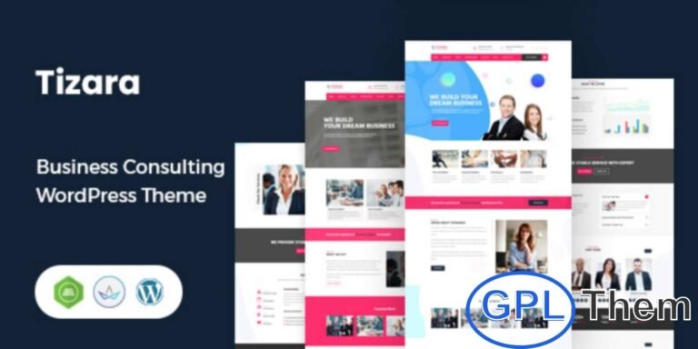 Tizara – Business Consulting WordPress Theme Tizara is a premium WordPress theme designed for business consulting, training, coaching, and corporate websites.
