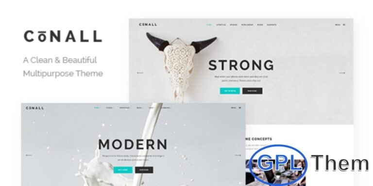 Conall – Clean Multipurpose WordPress Theme Conall is a modern and versatile multipurpose WordPress theme designed to help businesses, agencies, and creatives build stunning websites with ease.