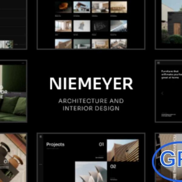 Niemeyer – Architecture & Interior Design WordPress Theme Showcase your architectural and interior design projects with Niemeyer, a modern and elegant WordPress theme. Featuring dark, stylish layouts, this theme includes portfolio, agency, interior design, and shop templates, ideal for architects, design studios, and creative agencies.