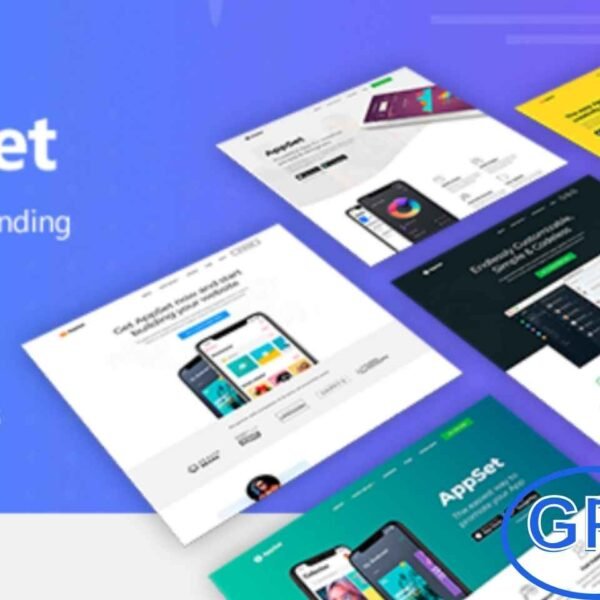 AppSet – App Landing Page & Digital Portfolio WordPress Theme AppSet is a modern and responsive WordPress theme designed for mobile app landing pages, marketing blogs, and digital portfolio showcases.