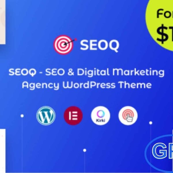 SEOQ – SEO & Digital Marketing Agency WordPress Theme SEOQ is a modern and professional WordPress theme designed specifically for SEO agencies, digital marketing firms, and online marketing services.