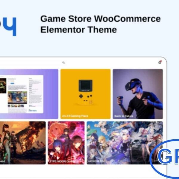 ENJOY – Game Store WooCommerce WordPress Theme ENJOY is a modern WooCommerce WordPress theme designed for video game stores and tech merchandise shops. Perfect for entrepreneurs and online retailers, it combines a minimalistic design with a sleek, app-inspired aesthetic.