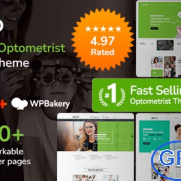 Optico – Optometrist & Eye Care WordPress Theme Optico is a modern and professional WordPress theme designed for optometrists, ophthalmologists, eye clinics, hospitals, and medical professionals. It provides a sleek and user-friendly platform to showcase eye care services, medical expertise, and clinic information effectively.
