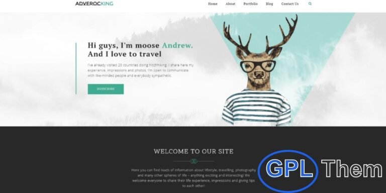 Adverocking – Lifestyle Neutral WordPress Elementor Theme Adverocking is a versatile and modern WordPress theme designed for lifestyle blogs, personal websites, and creative projects. Built with Elementor Page Builder, it allows easy drag-and-drop customization for layouts, colors, and content.