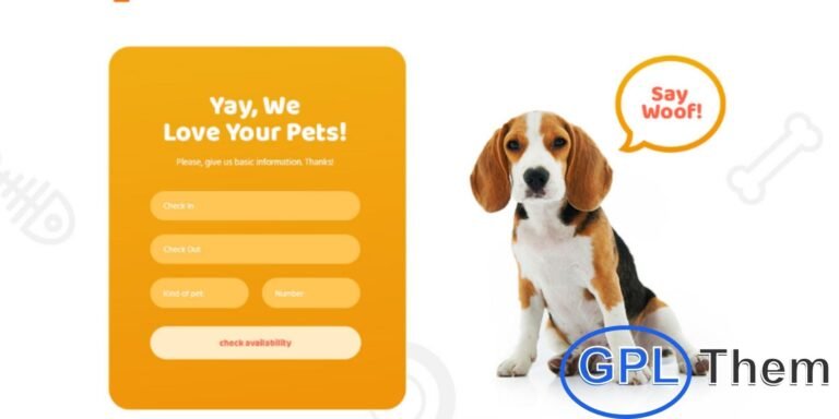 Petotel – Pet Sitting WordPress Template for Pet Care Businesses Petotel is a highly customizable Gutenberg WordPress template designed for pet care businesses, including dog hotels, boarding services, and professional pet sitters.