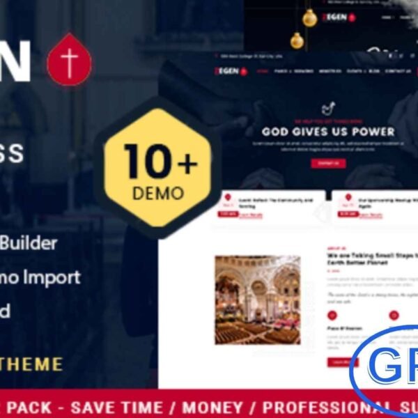 Zegen v1.1.6 – Church WordPress Theme