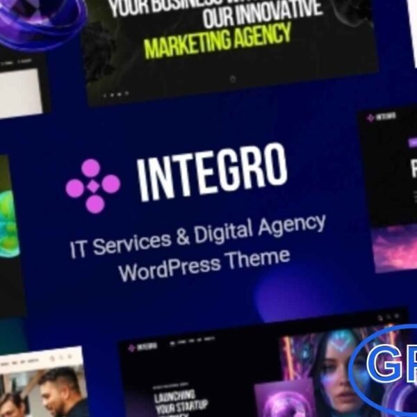 Integro – Creative Agency & Web Studio WordPress Theme Integro is a modern, colorful, and fully responsive WordPress theme designed for creative agencies, web studios, and digital businesses. With clean layouts, bold visuals, and intuitive navigation, Integro helps you showcase your services, portfolio, or products in a professional and engaging way.